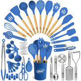 Kaluns full 50-piece set displayed neatly showing all included tools for complete kitchen coverage
