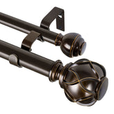 KAMANINA front rod view showing antique bronze finish and elegant look