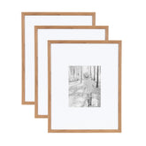 Kate and Laurel front view of brown Adlynn frame set, cohesive gallery impact