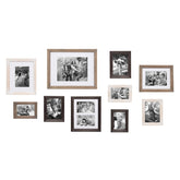 Kate and Laurel front grouping of frames showing coordinated finishes and polished display benefit