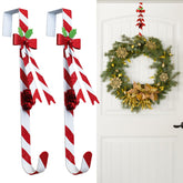 KEDONCHEN front door hanger showing festive look and secure hold