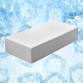 Kehangte front view of pillow showing cooling surface and square shape, improves sleep comfort