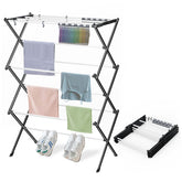 KeingGcopr front view showing open rack and compact storage benefit
