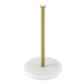 KES brushed gold front view showing elegant countertop presence and durability