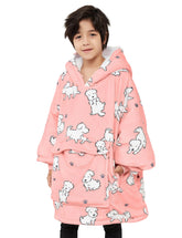 KFUBUO front view dog design shows cozy coverage and playful pattern