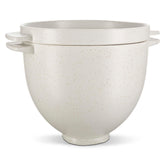KitchenAid front view of ceramic bread bowl showing durable finish and even heat benefit
