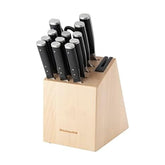 KitchenAid front view of set showing blades and block for organized storage