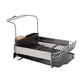 KitchenAid front view of expandable dish rack showing capacity benefit