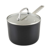 KitchenAid matte black front view showing sleek pan and lid, stylish countertop benefit