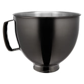 KitchenAid metallic-finish bowl front view showing capacity and sleek design benefit