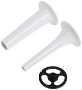 KitchenAid sausage stuffer kit front view showing parts and brand benefit of organized setup