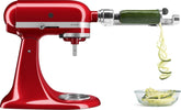 KitchenAid spiralizer front view showing metal body and hub connection for stability