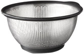 KitchenAid stainless steel colander front view showing sturdy rim and capacity benefit