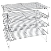 KITCHENATICS front view of 4-tier rack showing compact stacked design and durable finish
