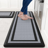 KitchenClouds front view showing both cushioned mats for comfortable standing