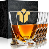 KITNATS gift box presentation with four glasses, elegant unboxing benefit