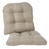 Klear Vu front view of waffle natural cushion showing textured fabric and comfort