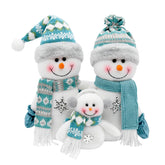 KnomeKo front view snowman set showing pastel decor benefit