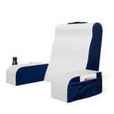 Kölbs front-facing wedge pillow showing full backrest and arms for supportive sitting