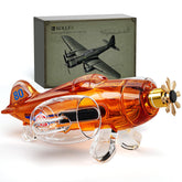 Kollea fighter aircraft decanter front angle showing aviation silhouette and display appeal