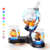 Kollea globe decanter front view showing elegant packaging and design benefit