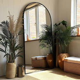 KOMCOTE front view showing arched full-length mirror for clear outfit checks