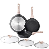 Kordisen front view with lids showing complete set and everyday versatility