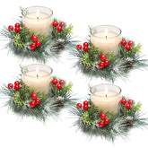 KORMMCO front packaging showing four clear candle rings, ready to gift
