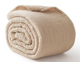 Kozyhvn front folded blanket showing neat edges and storage-ready convenience