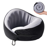 KPNEOL front view of neck pillow showing ergonomic shape and travel comfort
