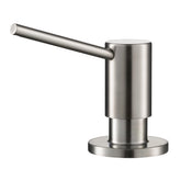 Kraus front view in spot free stainless showing neat countertop integration and durability