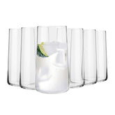 Krosno glass front view showing clear crystalline finish and elegant shape benefit clarity