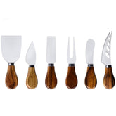 KT-GARY front packaging showing all six cheese knives and neat presentation