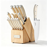 KUISINE front view of knife block set, organized storage benefit
