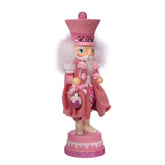 Kurt S. Adler front view showing pink nutcracker and festive visual impact