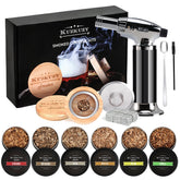 KUZKUZY front packaging showing complete smoker kit and gift box benefit presentation
