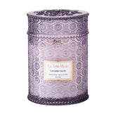 LA JOLIE MUSE front jar view showing elegant label and benefit of long-lasting fragrance