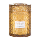 LA JOLIE MUSE front jar showing elegant label and reusable glass