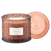 LA JOLIE MUSE front jar view showing decorative glass and scent benefits