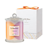LA JOLIE MUSE front packaging showing colorful jar and scent benefit