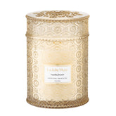 LA JOLIE MUSE front view of 19 oz Vanilla Zest candle offering long-lasting fragrance