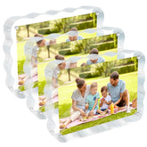 laapee front view scalloped frame showing elegant floating photo effect