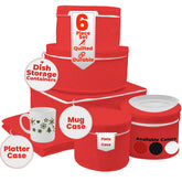 LAMINET red front packaging showing full 6-piece set and neat storage benefit