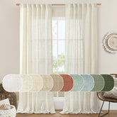 LAMIT curtain front packaging showing elegant ivory finish and set benefit