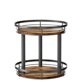 LAMU front view showing 2-tier lazy susan and space-saving benefit
