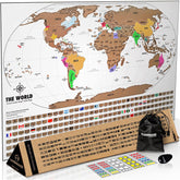 Landmass front packaging showing gift-ready triangular box and benefits