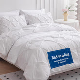 LANE LINEN front packaging of queen set showing complete contents and convenience