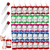 Lansian front packaging showing 50-pack IV-style drink pouches, great for themed parties