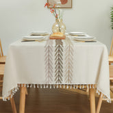 Laolitou front view showing wine leaf design and full table coverage benefit