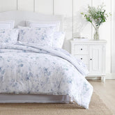 Laura Ashley Belinda front view showing blue cottage-rose print and cozy appeal